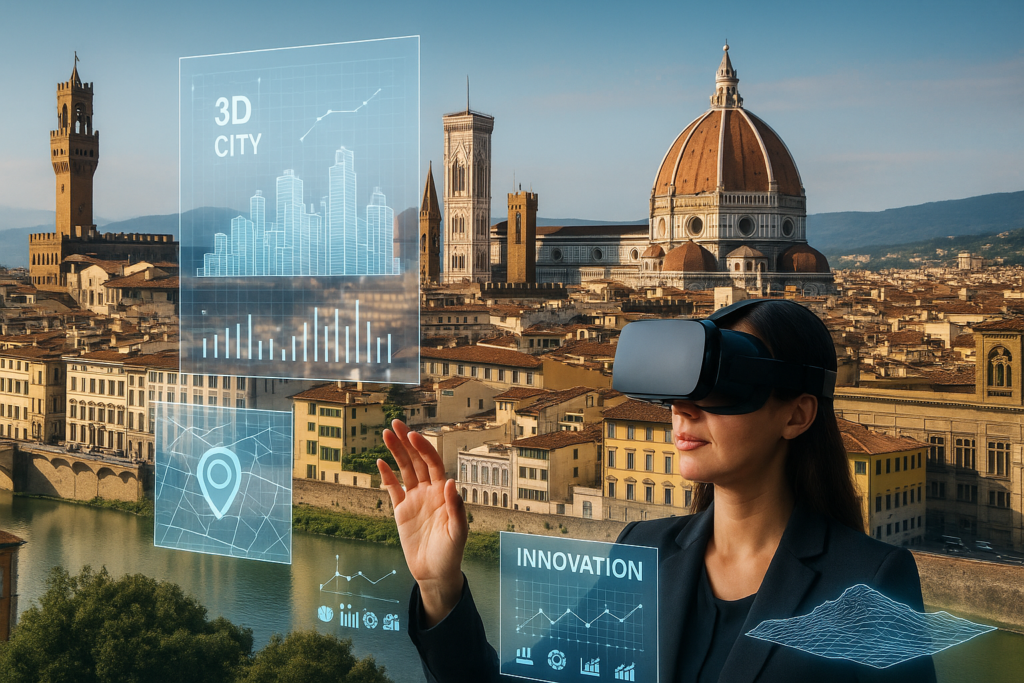 Experiencia turística inmersiva con turismo inmersivo en entorno virtual de ciudad histórica