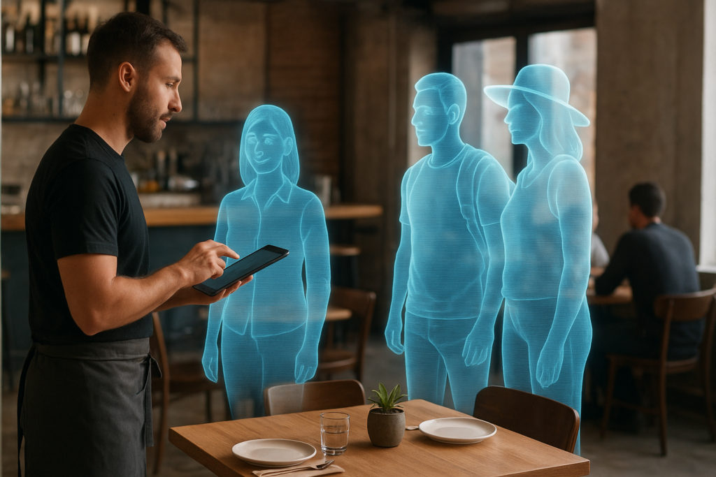 Representación de metaverso turístico con gemelos digitales y avatares interactivos